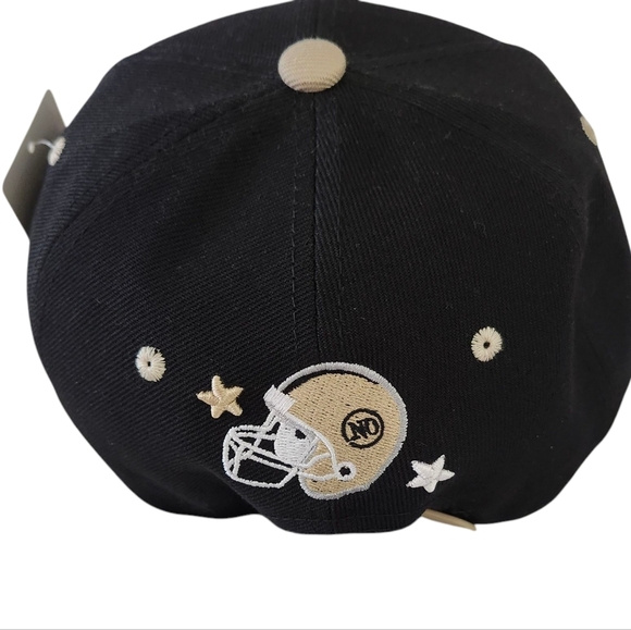 Men's Black and Tan New Orleans Snapback Hat - Picture 5 of 9